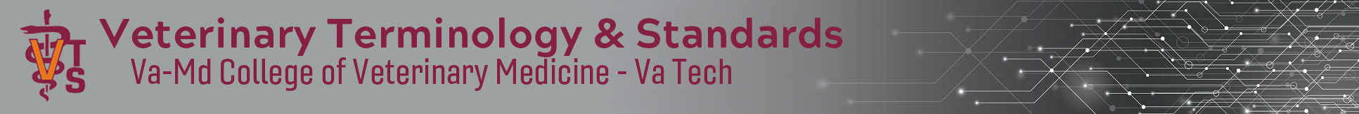 Veterinary Terminology & Standards - Va Md College of Veterinary Medicine - Va Tech